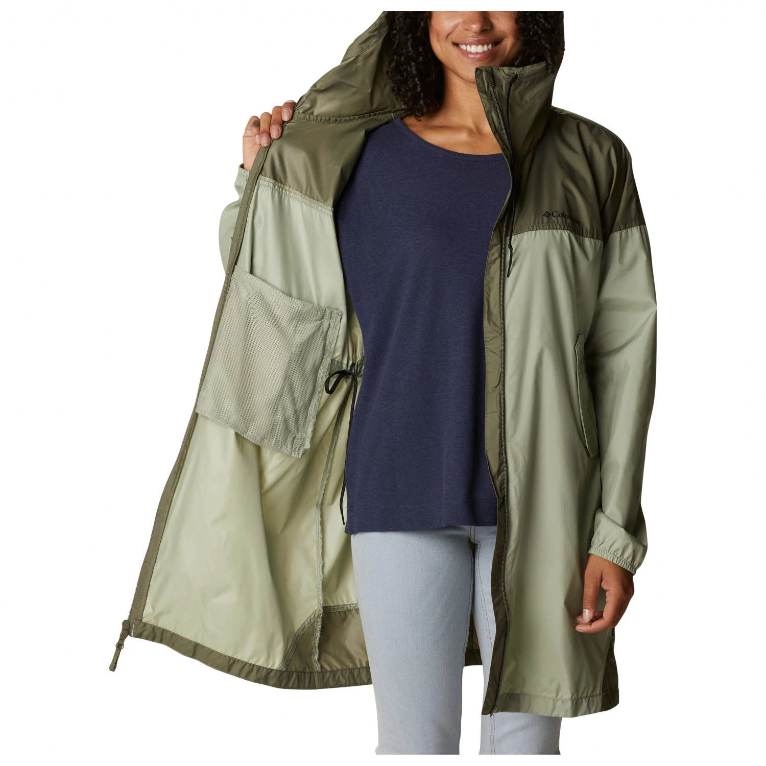 Columbia Women's Flash Challenger Long Windbreaker - Mantel 5 Columbia Women's Flash Challenger Long Windbreaker - Mantel – Bild 5