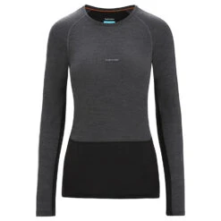 Icebreaker Women's 125 Zoneknit L/S Crewe - Merinounterwäsche -WinterSport Günstiges Geschäft icebreaker womens 125 zoneknit l s crewe merinounterwaesche 1