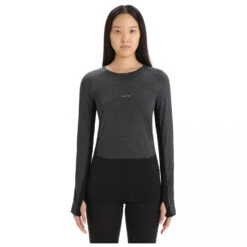 Icebreaker Women's 125 Zoneknit L/S Crewe - Merinounterwäsche -WinterSport Günstiges Geschäft icebreaker womens 125 zoneknit l s crewe merinounterwaesche detail 3