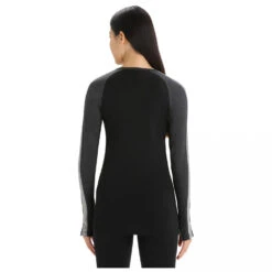 Icebreaker Women's 125 Zoneknit L/S Crewe - Merinounterwäsche -WinterSport Günstiges Geschäft icebreaker womens 125 zoneknit l s crewe merinounterwaesche detail 4