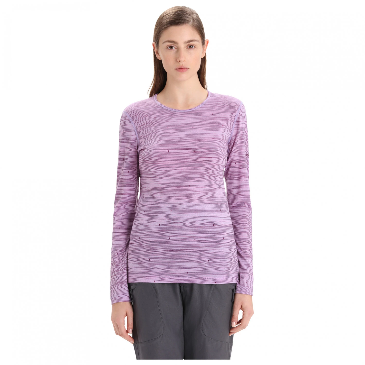 Icebreaker Women's 200 Oasis L/S Crewe Ski Tracks - Merinounterwäsche 3 Icebreaker Women's 200 Oasis L/S Crewe Ski Tracks - Merinounterwäsche – Bild 3