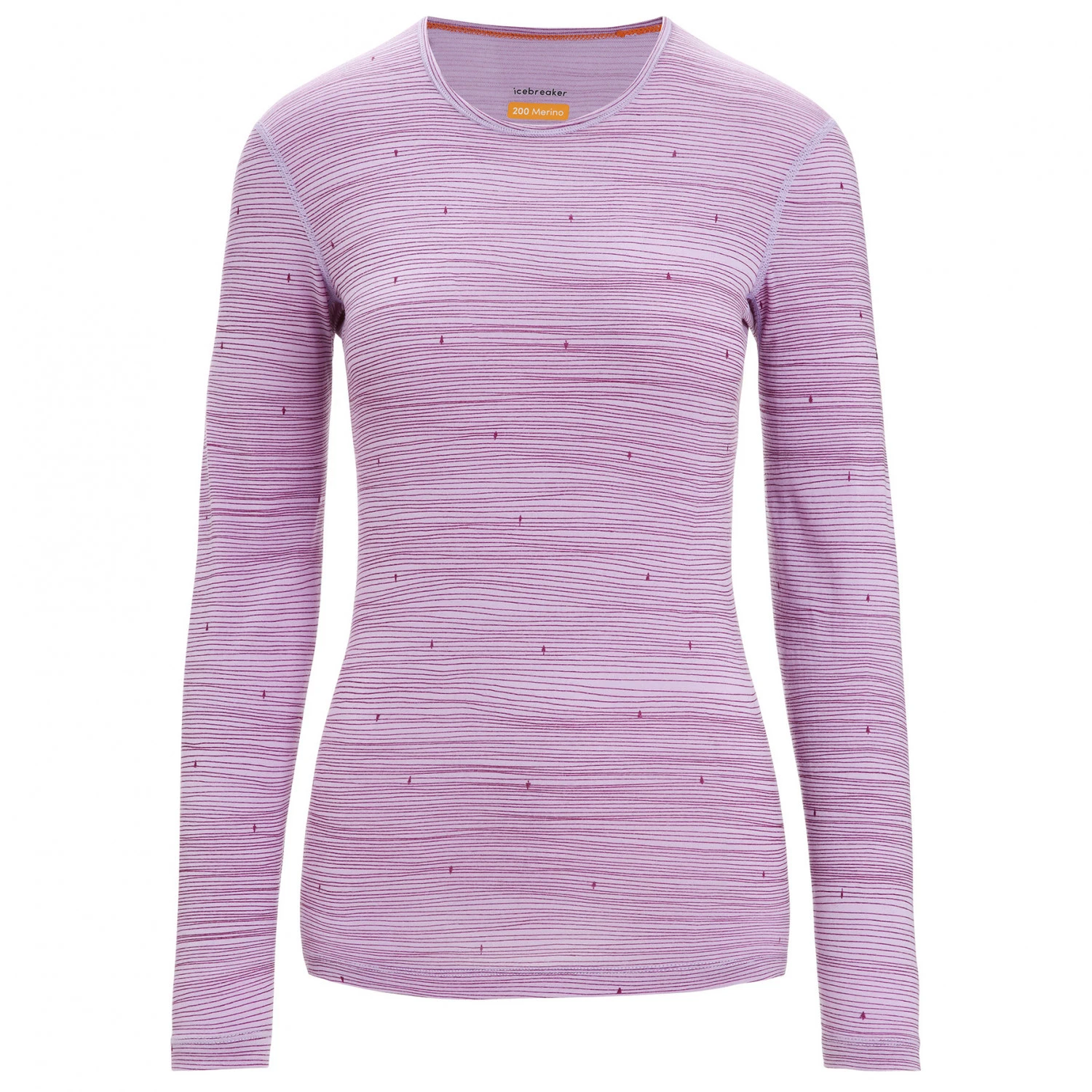 Icebreaker Women's 200 Oasis L/S Crewe Ski Tracks - Merinounterwäsche 1 Icebreaker Women's 200 Oasis L/S Crewe Ski Tracks - Merinounterwäsche