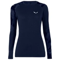 SALEWA Women's Cristallo Warm AMR L/S Tee - Merinounterwäsche