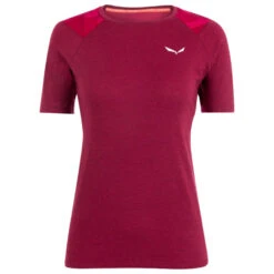 SALEWA Women's Cristallo Warm AMR Tee - Merinounterwäsche -WinterSport Günstiges Geschäft salewa womens cristallo warm amr tee merinounterwaesche 1