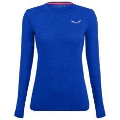 SALEWA Women's Zebru Fresh AMR L/S Tee - Merinounterwäsche -WinterSport Günstiges Geschäft salewa womens zebru fresh amr l s tee merinounterwaesche 2