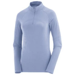 Salomon Women's Essential Seamless Halfzip Base - Kunstfaserunterwäsche