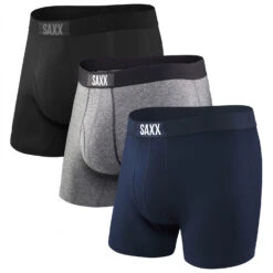 Saxx Ultra Super Soft Boxer Brief Fly 3-Pack - Kunstfaserunterwäsche