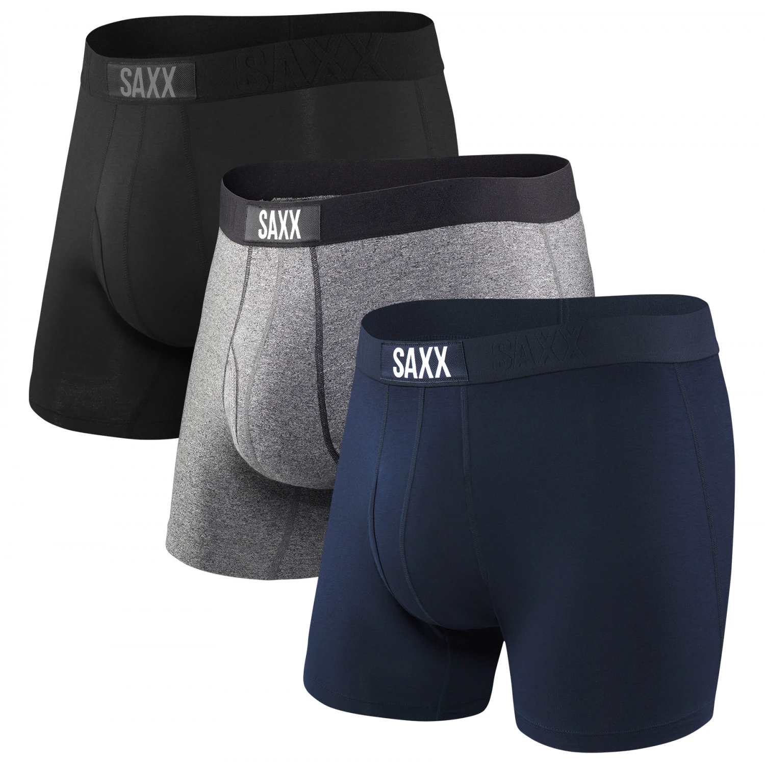 Saxx Ultra Super Soft Boxer Brief Fly 3-Pack - Kunstfaserunterwäsche 1 Saxx Ultra Super Soft Boxer Brief Fly 3-Pack - Kunstfaserunterwäsche