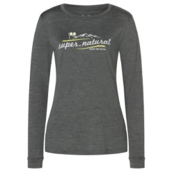 Super.natural Women's Mountain I.D. L/S - Longsleeve
