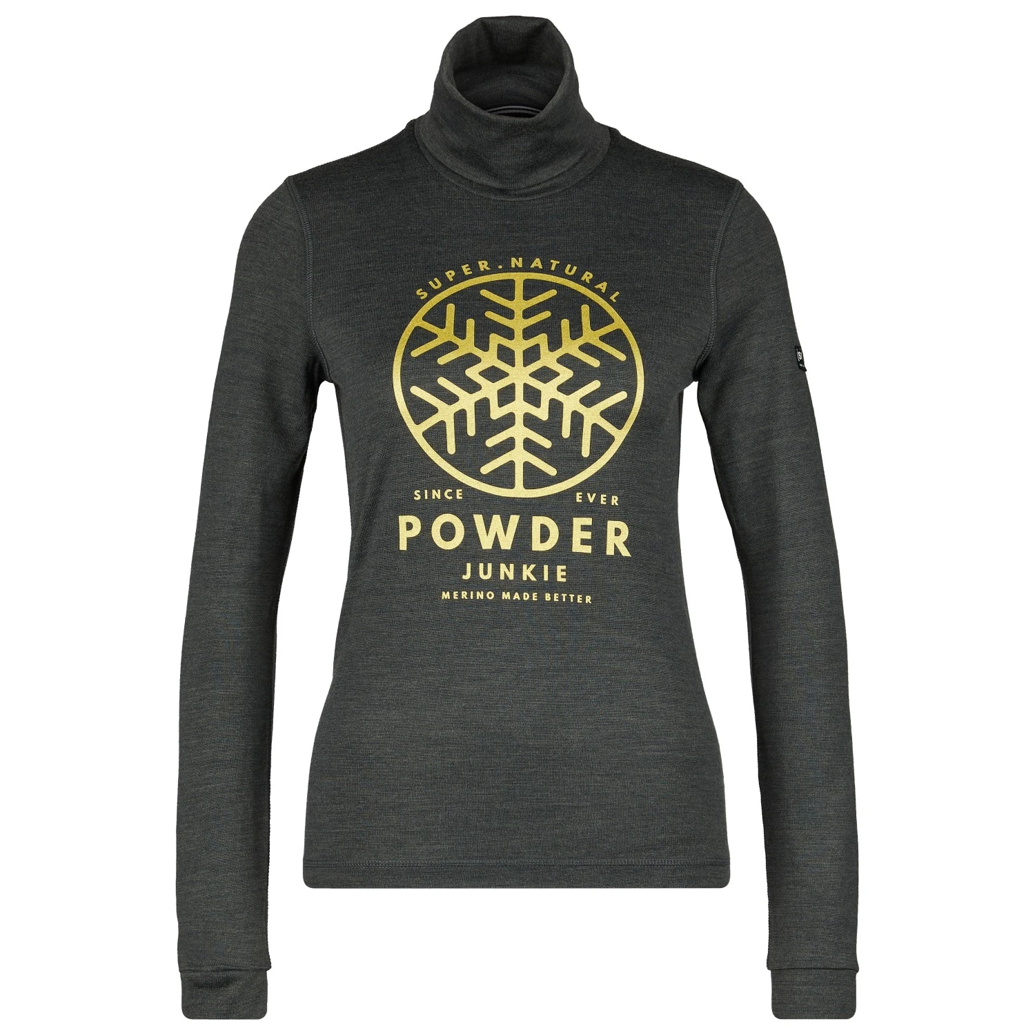 Super.natural Women's Powder Junkie Turtle - Longsleeve 1 Super.natural Women's Powder Junkie Turtle - Longsleeve