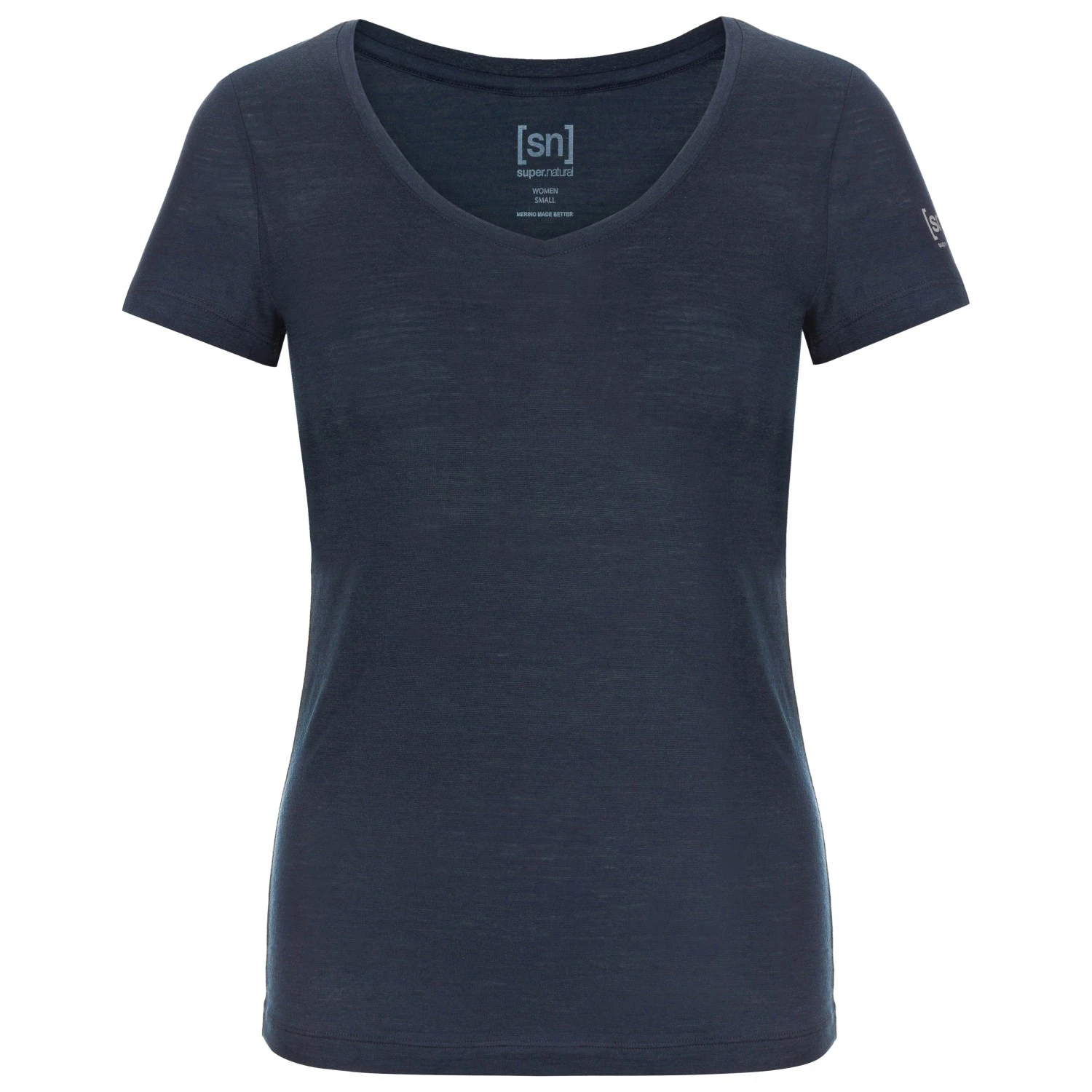 Super.natural Women's V-Neck Tee 140 - Merinounterwäsche 1 Super.natural Women's V-Neck Tee 140 - Merinounterwäsche